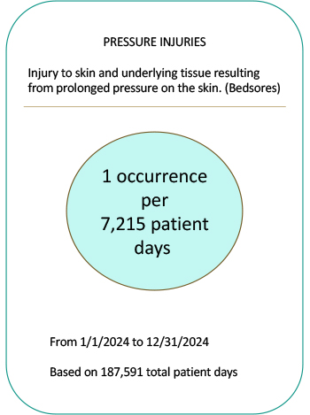 Safety measure of pressure ulcer events. 