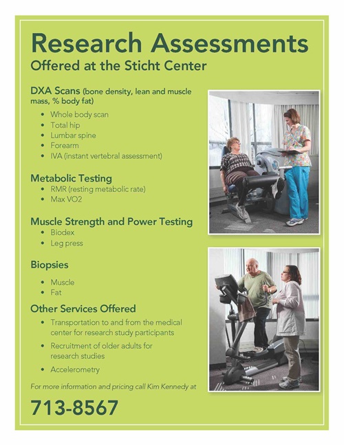 Sticht Center Services Flier