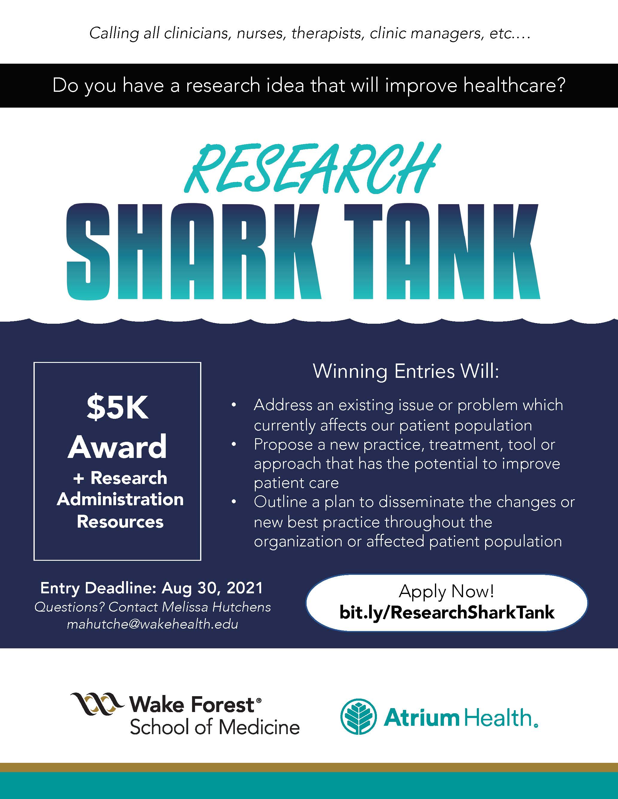 Sept 2021 Research Shark Tank Flier