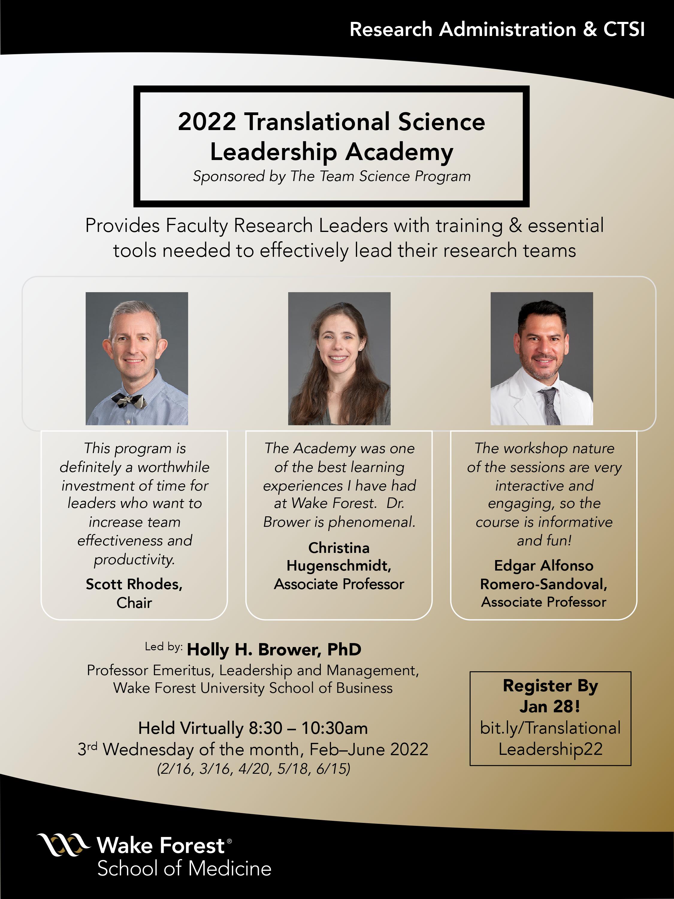 Translational Science Leadership Academy