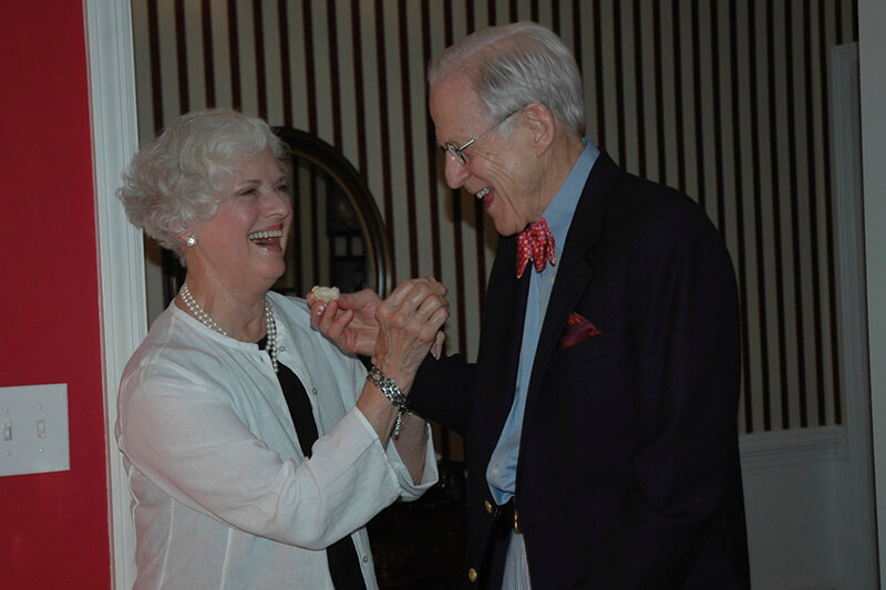 William M. “Bill” Satterwhite Jr., MD, and his wife, Phoebe dancing together.