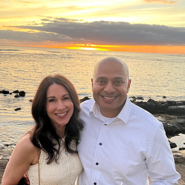 Nathanael and Kerrie Tarwasokono.