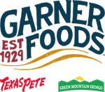 A logo that reads Garner Foods Est. 1929.