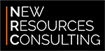 A black logo with white lettering that reads New Resources Consulting Group.