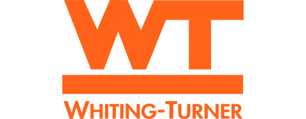 An orange text logo for Whiting-Turner.