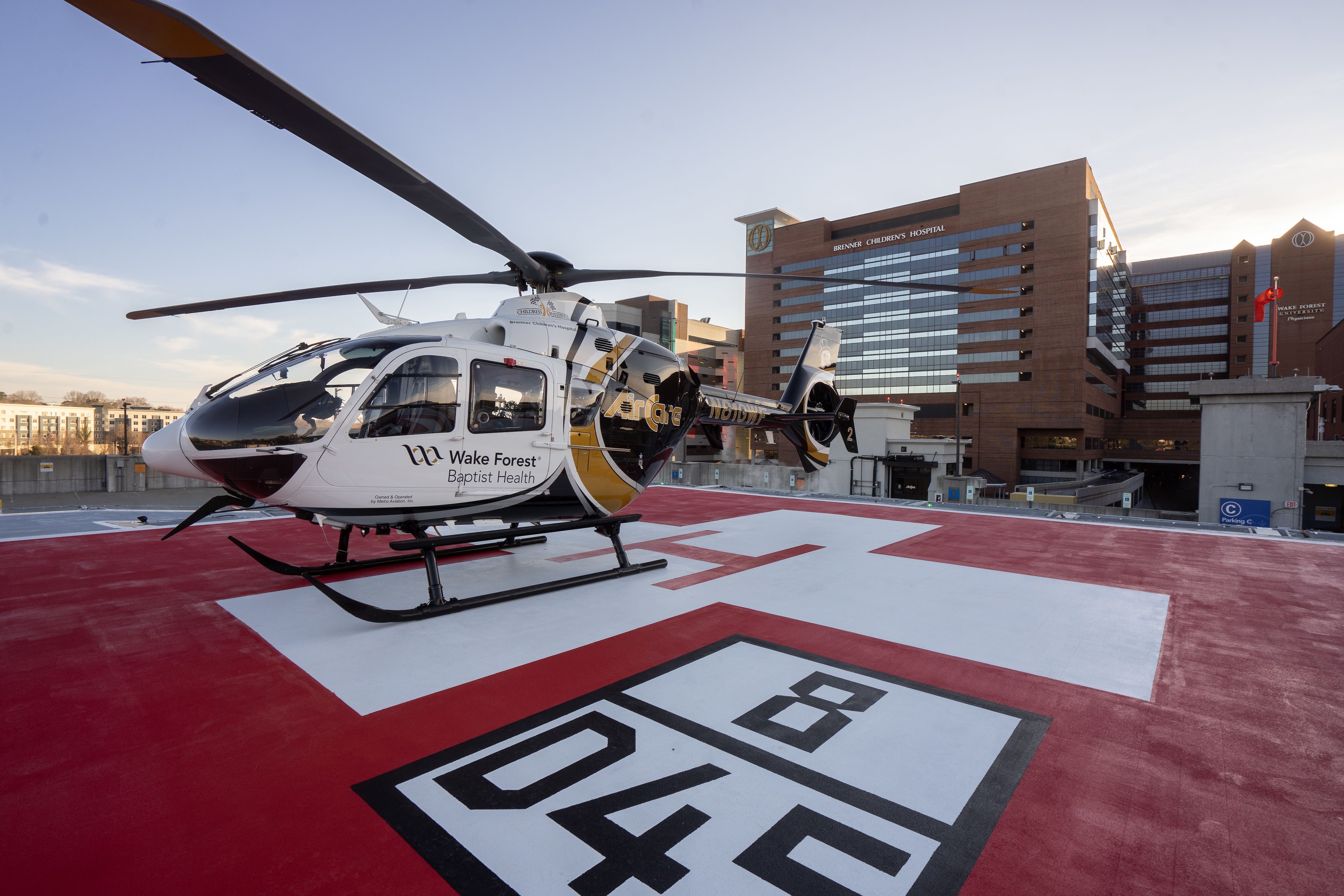 Atrium Health Wake Forest Baptist Opens New Helipad 