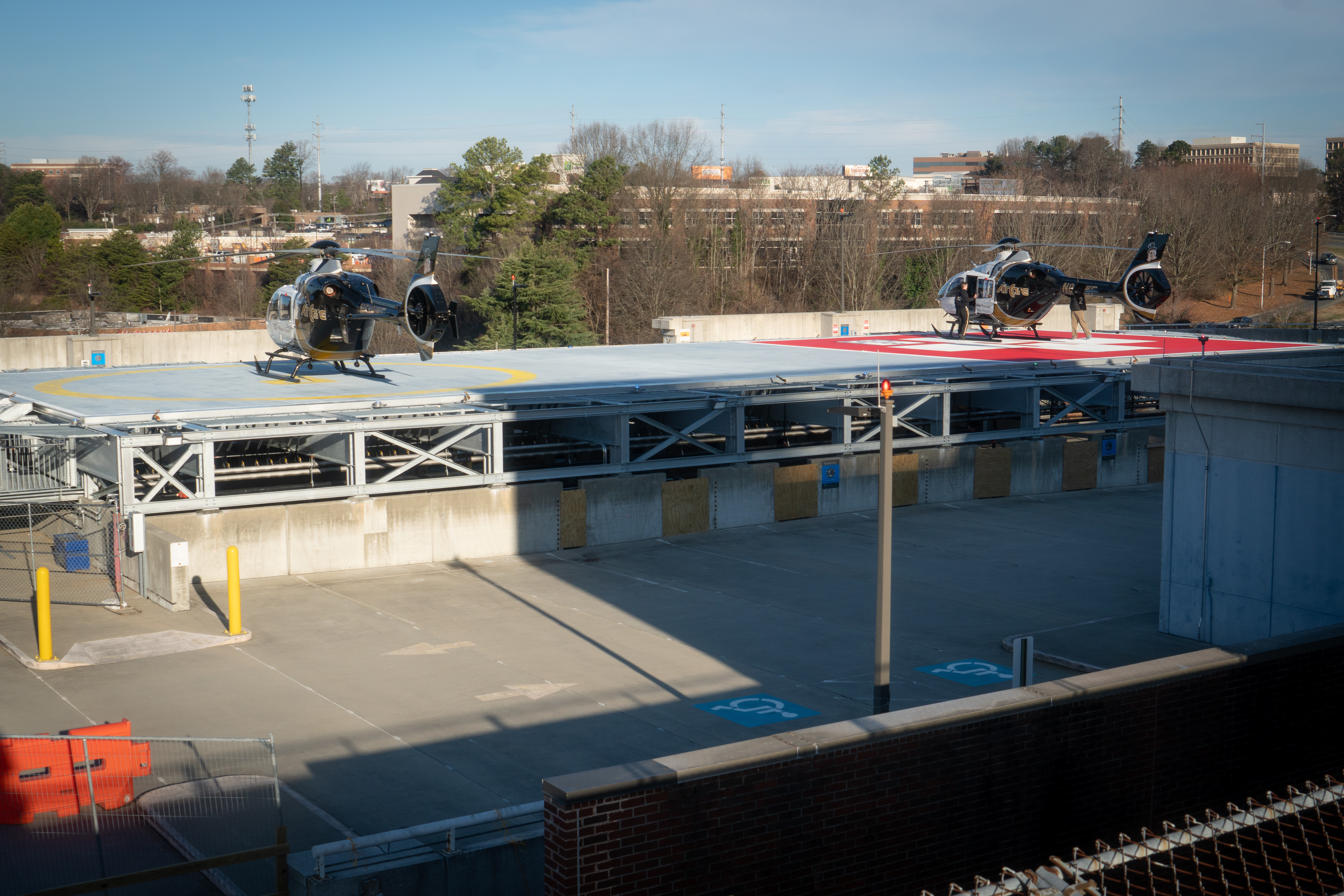 Atrium Health Wake Forest Baptist Opens New Helipad 