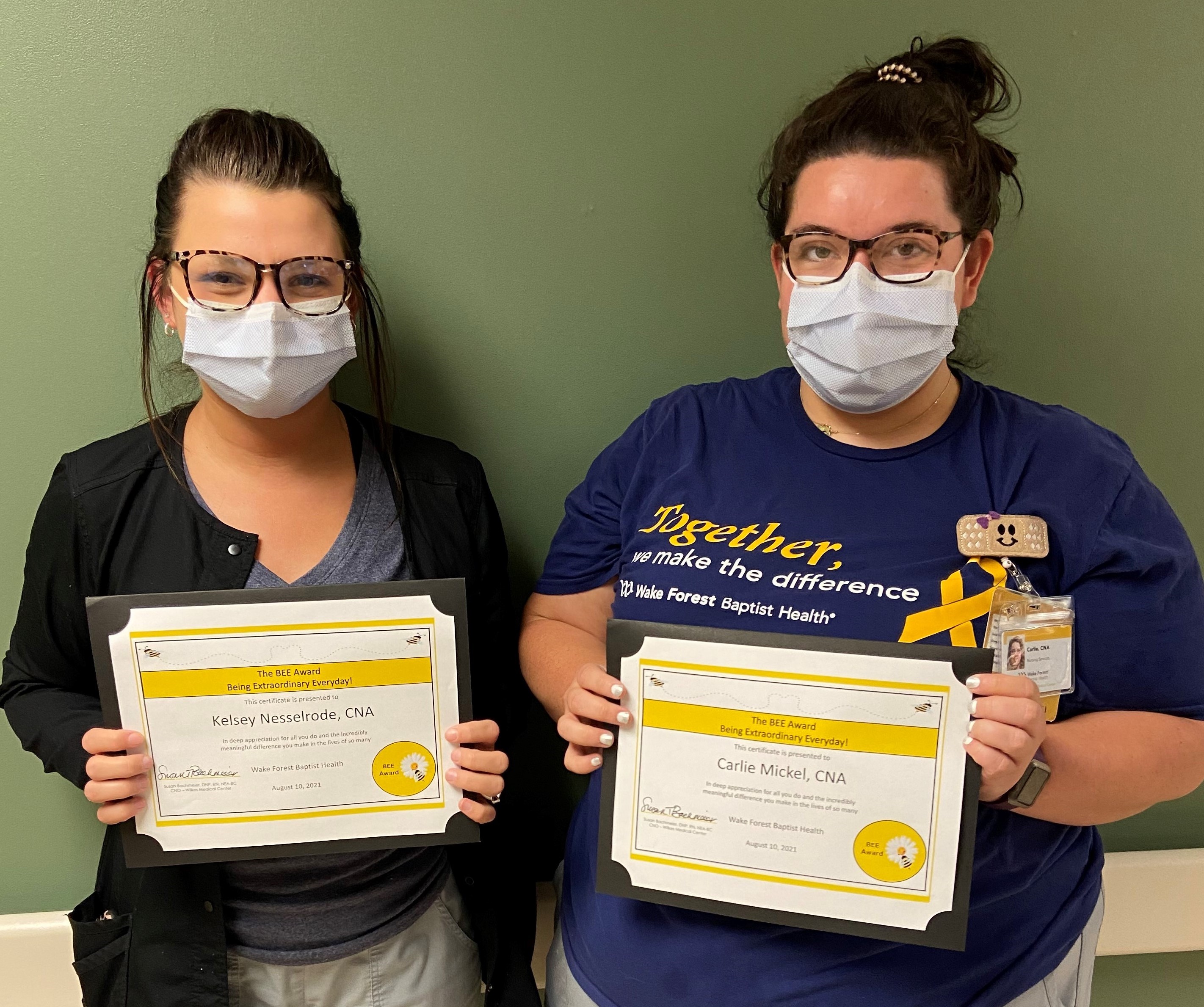 Wilkes Medical Center Announces Joint BEE Award Recipients