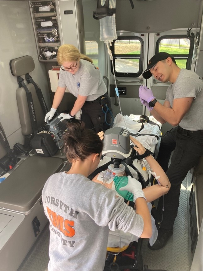 Atrium Health Wake Forest Baptist and Forsyth County EMS Launch Innovative Program to Improve Cardiac Arrest Outcomes.