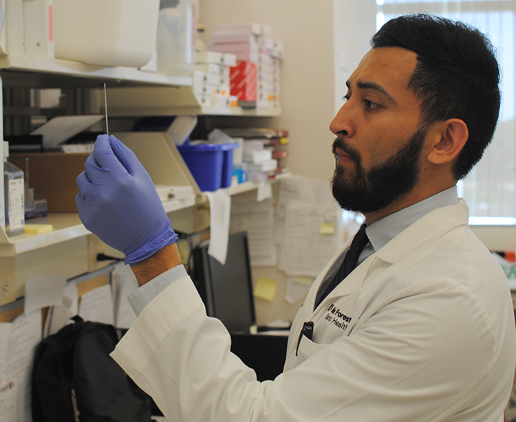 Martin Rodriguez, a Molecular Medicine & Translational Science PhD program student 