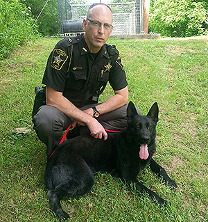 Randy Jenkins and his K-9 partner Lenny