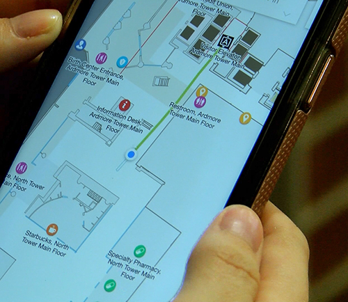 Wayfinder App Helps Patients and Visitors Find Their Way, and Their Cars!