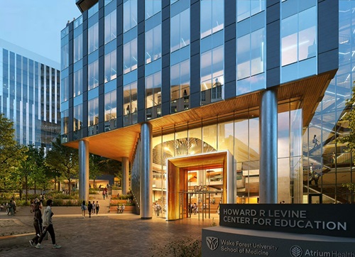 Howard R. Levine Center for Education to provide eco-friendly learning environment.