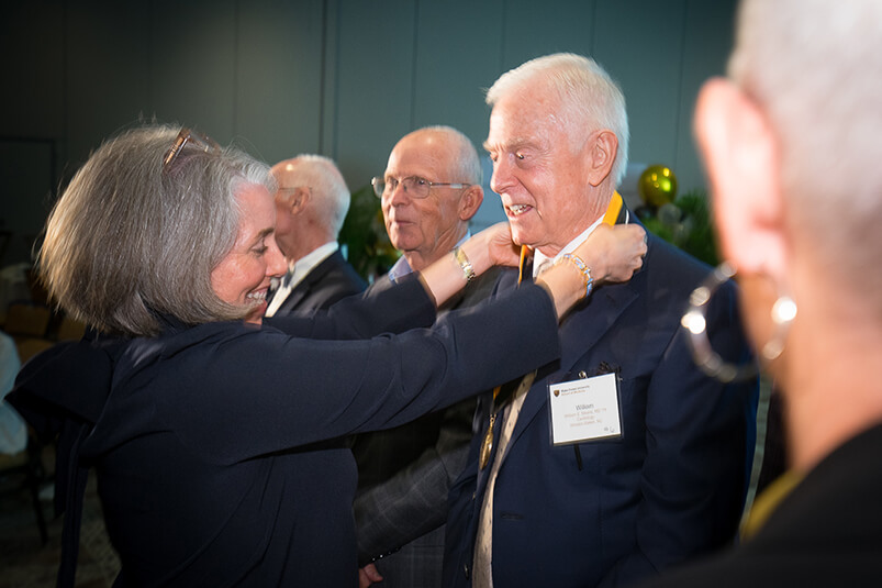 Alumni are recognized at the 2024 Alumni Weekend.