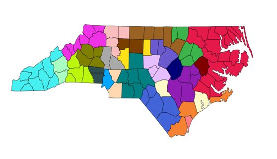 NCSUPDD NC Map
