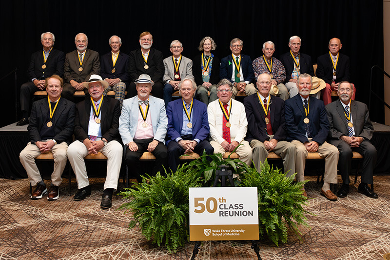 Members of the MD Class of 1976.