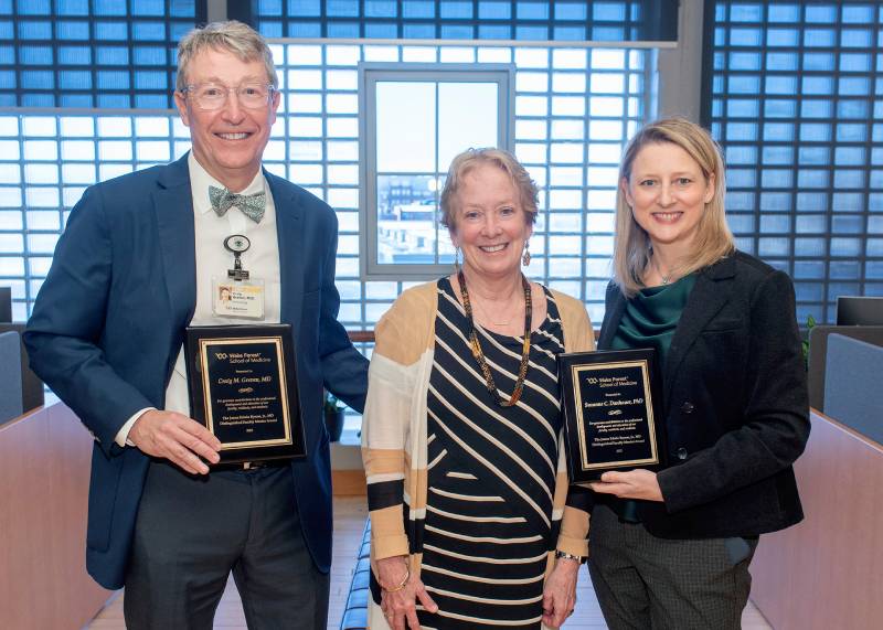 2021 Byrum Award winners - Wake Forest School of Medicine