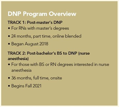 DNP program overview information box