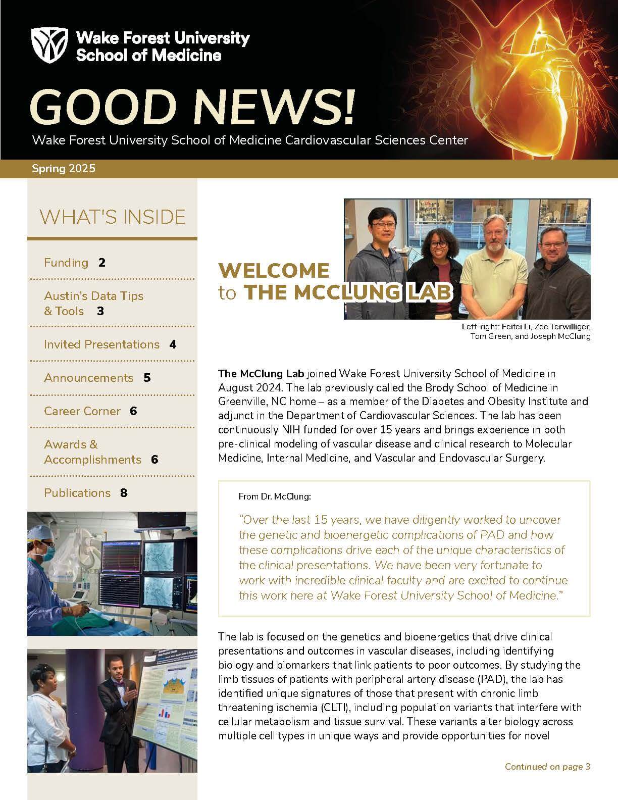 CVSC Newsletter Spring 2025.