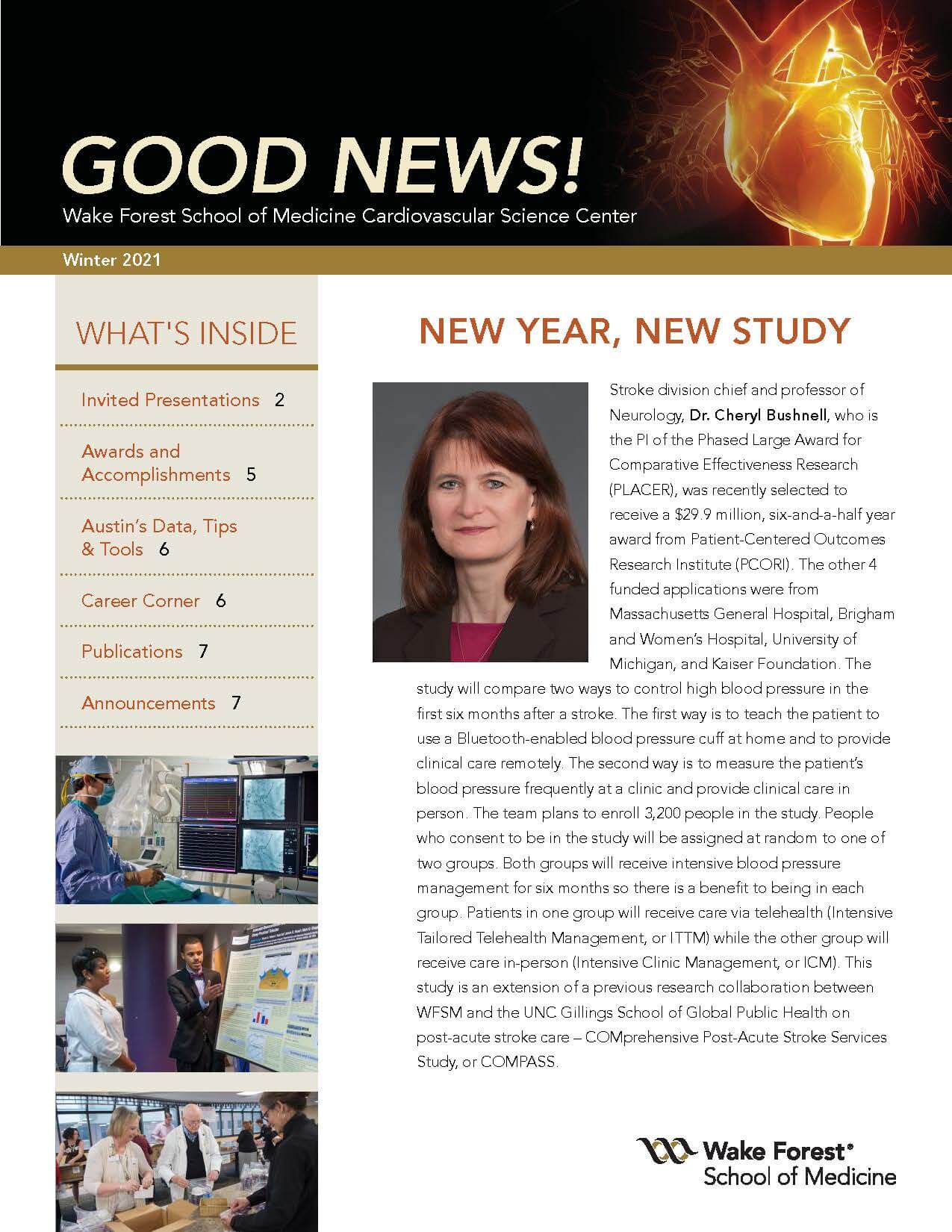 winter 2022 newsletter first page