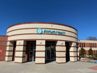 Atrium Health building for psychiatry rotation