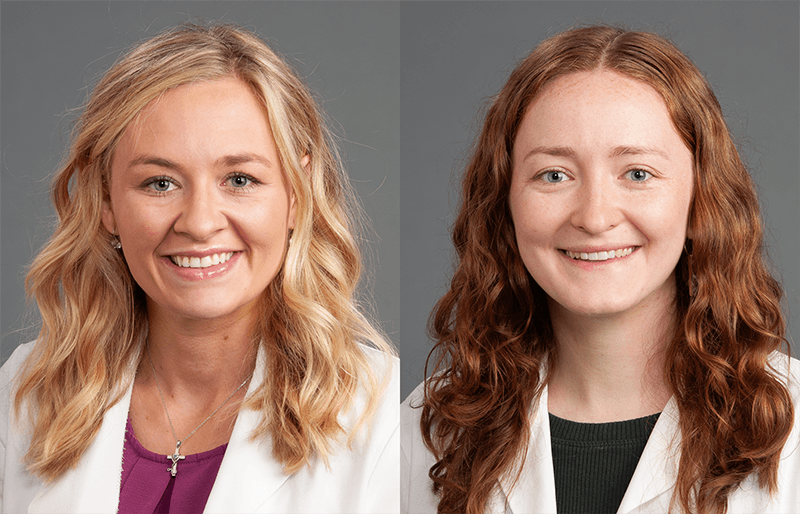 Nicole Belk, MD, and Hannah Spotts, MD