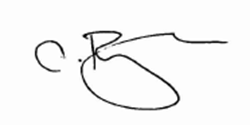 Image of signature for Christopher M. Runyan, associate program director for plastic and reconstructive surgery residency program