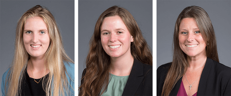 Three headshots side-by-side.