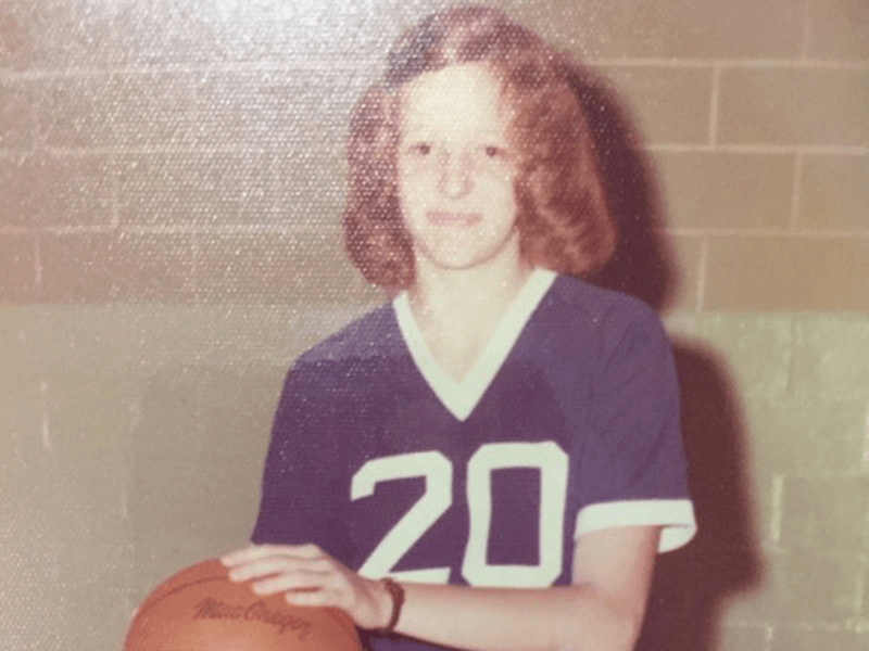 Laura Baker’s love of sports earned her a spot on her college basketball team.