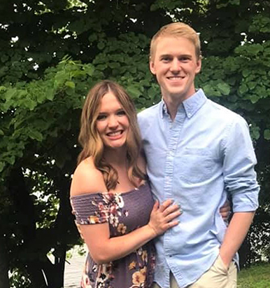 New PA Studies faculty member Nathan Bates and his wife, Kaylee