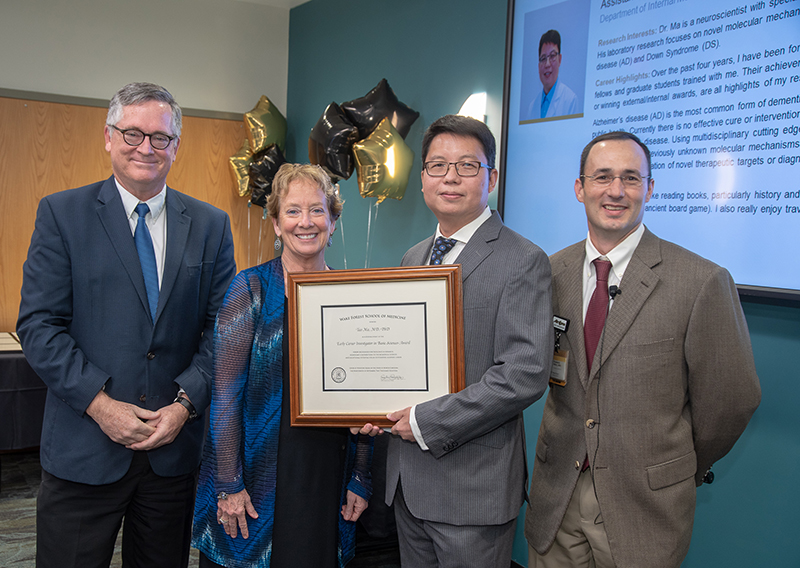 Tao Ma receives Early Career Investigator in Basic Sciences Award