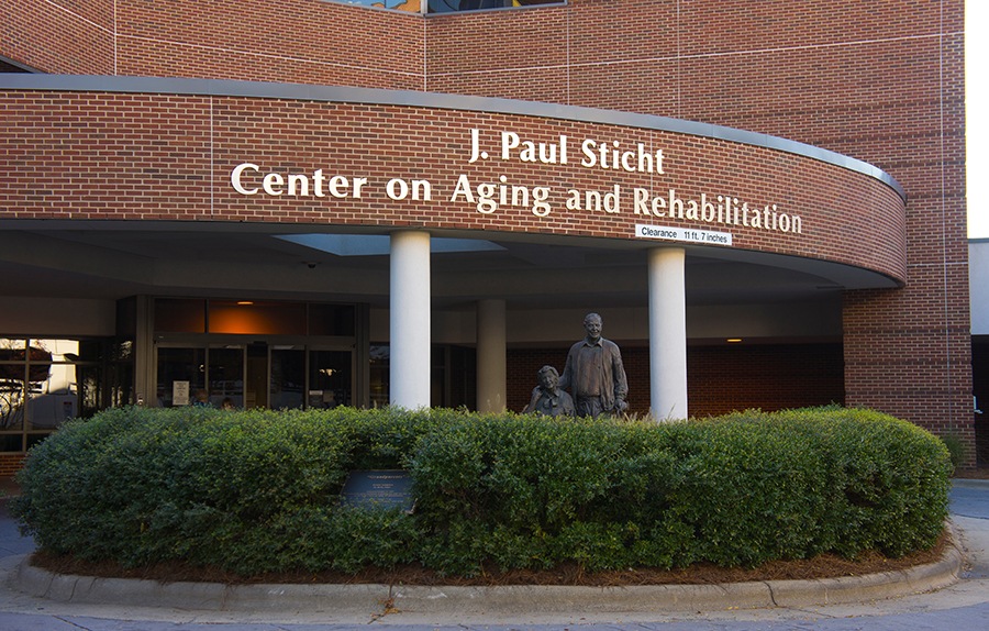 front of Sticht Center