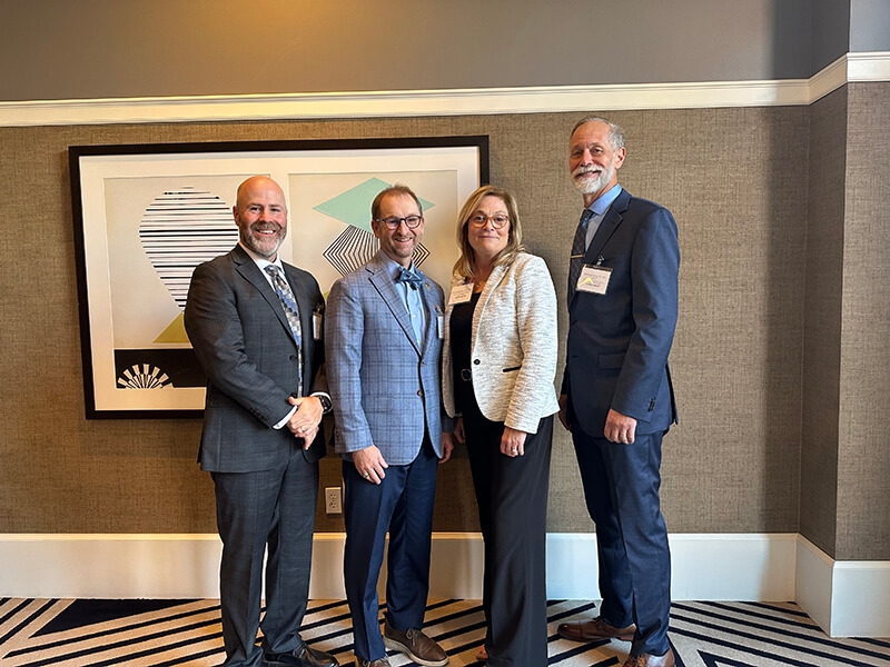 Todd Bennett, PI Robert Larrison, Elaine Kempers, and PI Michael Duchaj 