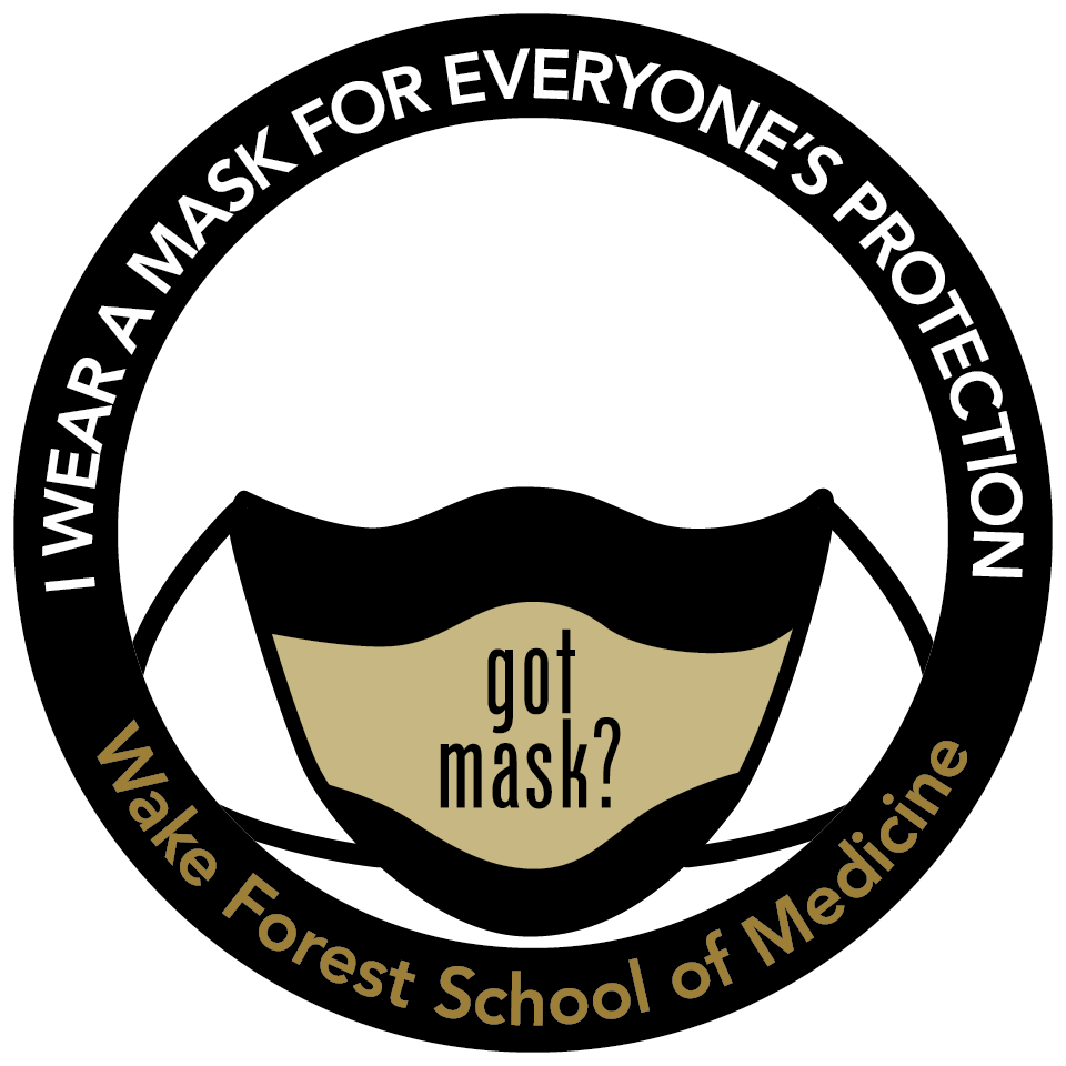 Wake Forest Wear a Mask profile picture frame SOM w-mask