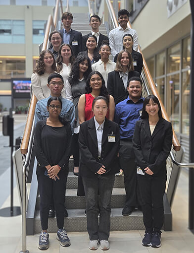 The Class of 2025 CALIBIR research interns.