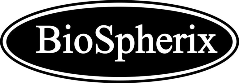 A black logo representing BioSpherix.