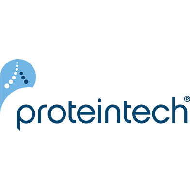 A blue text logo for "Proteintech".