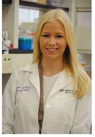 Margaret vanSchaayk WFIRM Summer Scholars