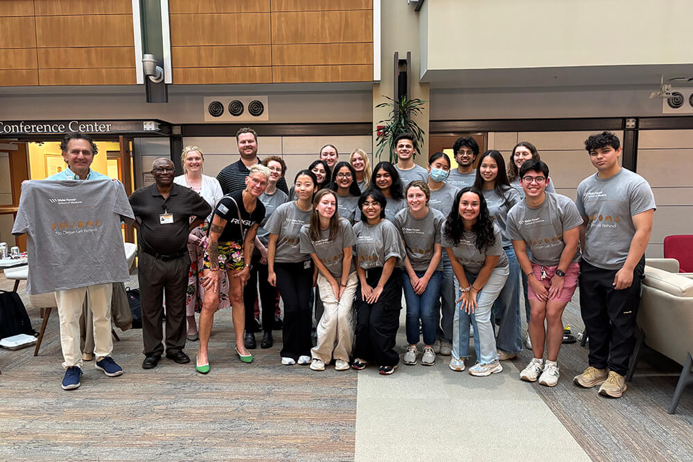 A group photo of the 2025 WFIRM Summer Scholars.