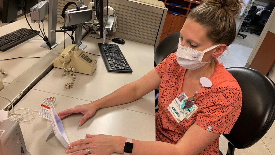 The same baby monitors that provide new parents a window into their child’s room are now being used to monitor patients, while keeping nurses safe and conserving Personal Protective Equipment (PPE).