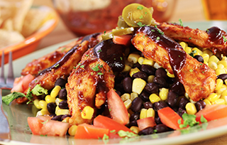 chicken and bean salad
