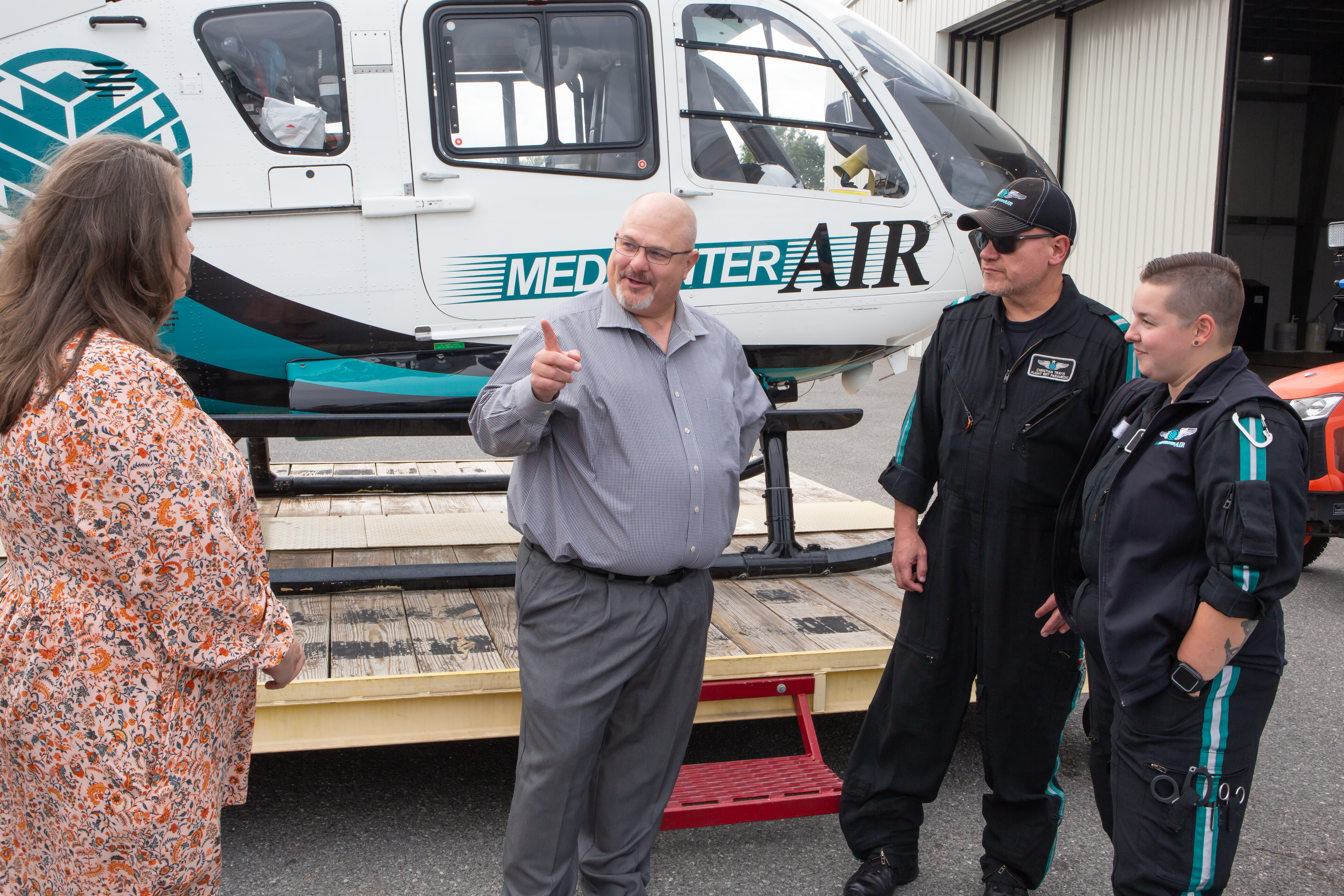 Dan and Kim Eroh reunite with the crew whose quick actions in the air helped save Dan’s life on year ago. 