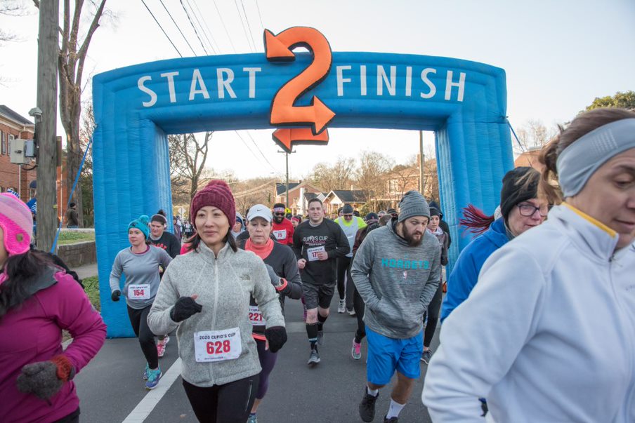 This year's Cupid's Cup 5k had over 900 participants