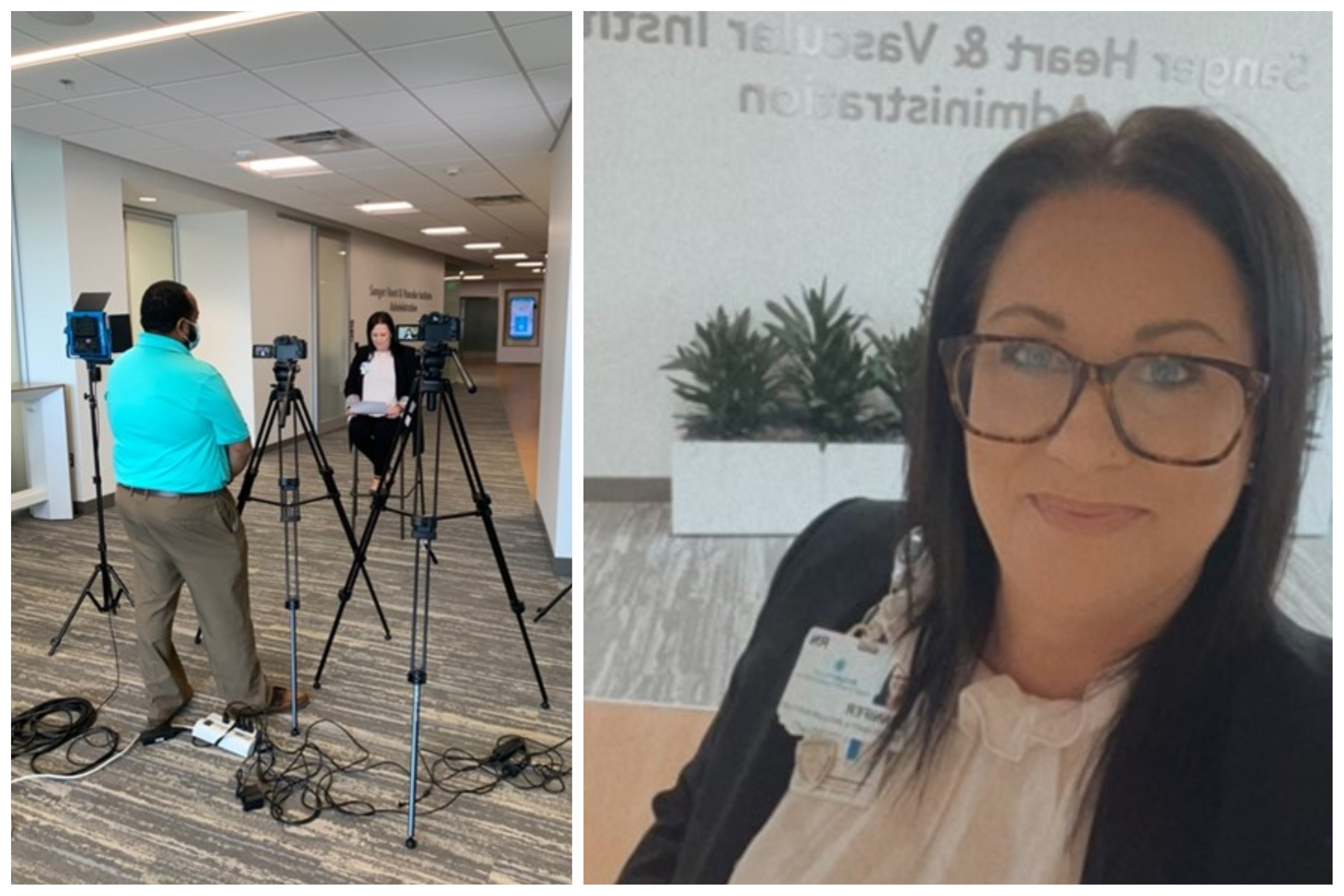 Jennifer Smith, MSN, RN, the lead electrophysiology nurse navigator and program coordinator for the Atrial Fibrillation Center of Excellence films Sanger promo video