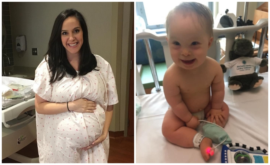 Mother of three, Lauren Dantzler, relied on Atrium Health’s Piedmont GYN/OB team for her first and second child’s birth — so it was a no-brainer to go back to her certified nurse midwife, Tammy Reyes, for expert care when scans detected her third child would be born with Down Syndrome. 