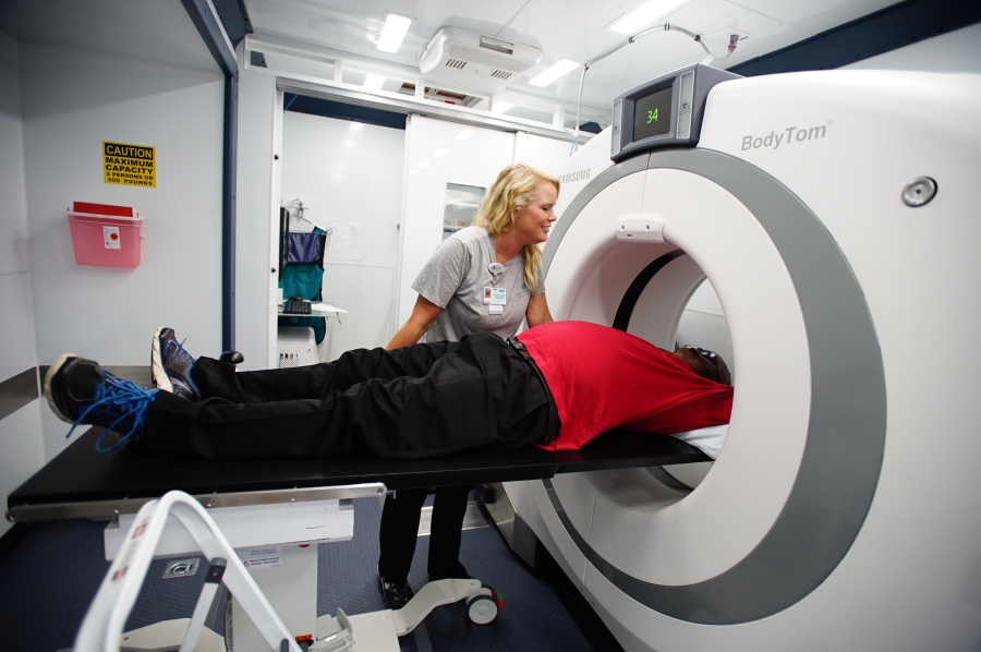 Levine Cancer Institute built the nation’s first mobile lung cancer screening unit to help save lives. For Herbert Buff, that’s exactly what it did.