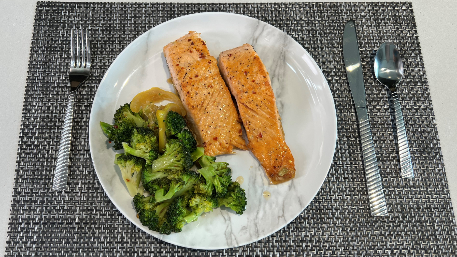 Honey garlic salmon