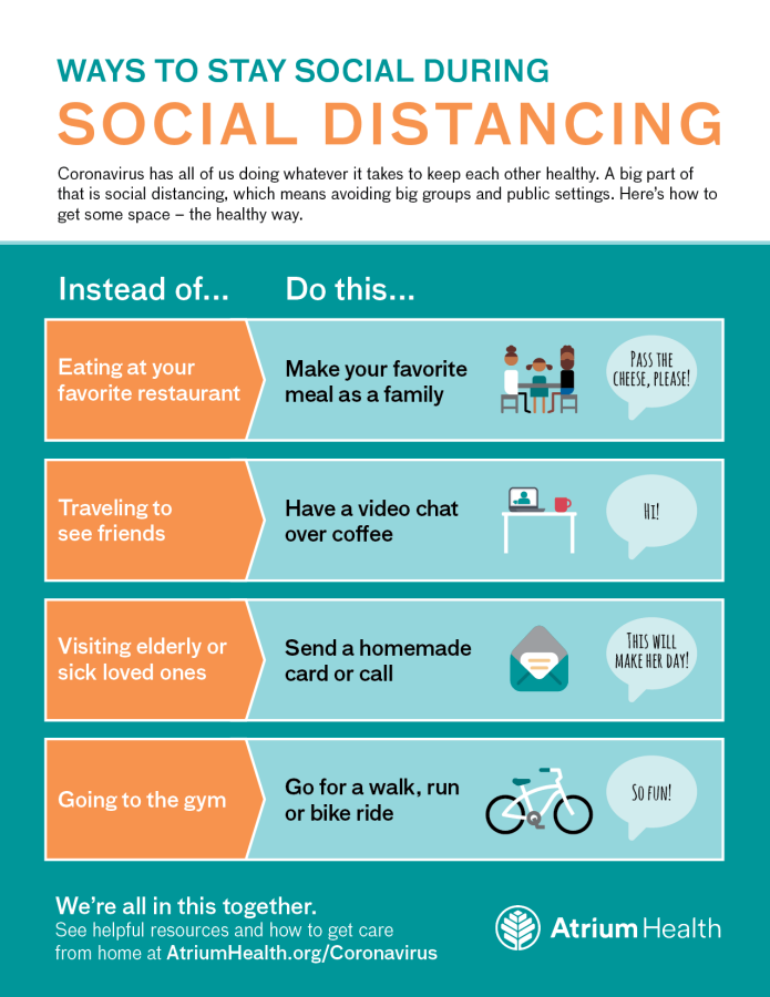 How to adhere to social distancing during coronavirus outbreak