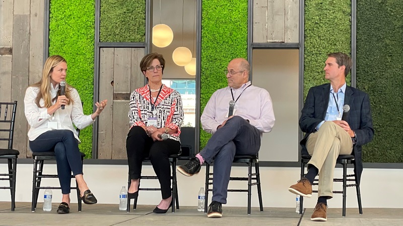 Hillary Crittendon, Dr. Angela Sharkey, Todd Dunn, Collin Lane