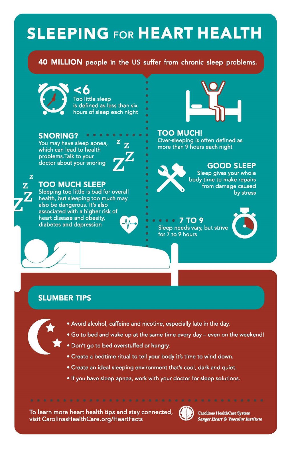 Daily Dose - infographic sleep and heart health